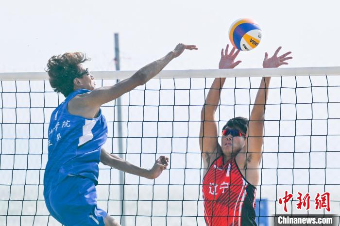 海口假日海滩迎来2024年全国沙滩排球巡回赛总决